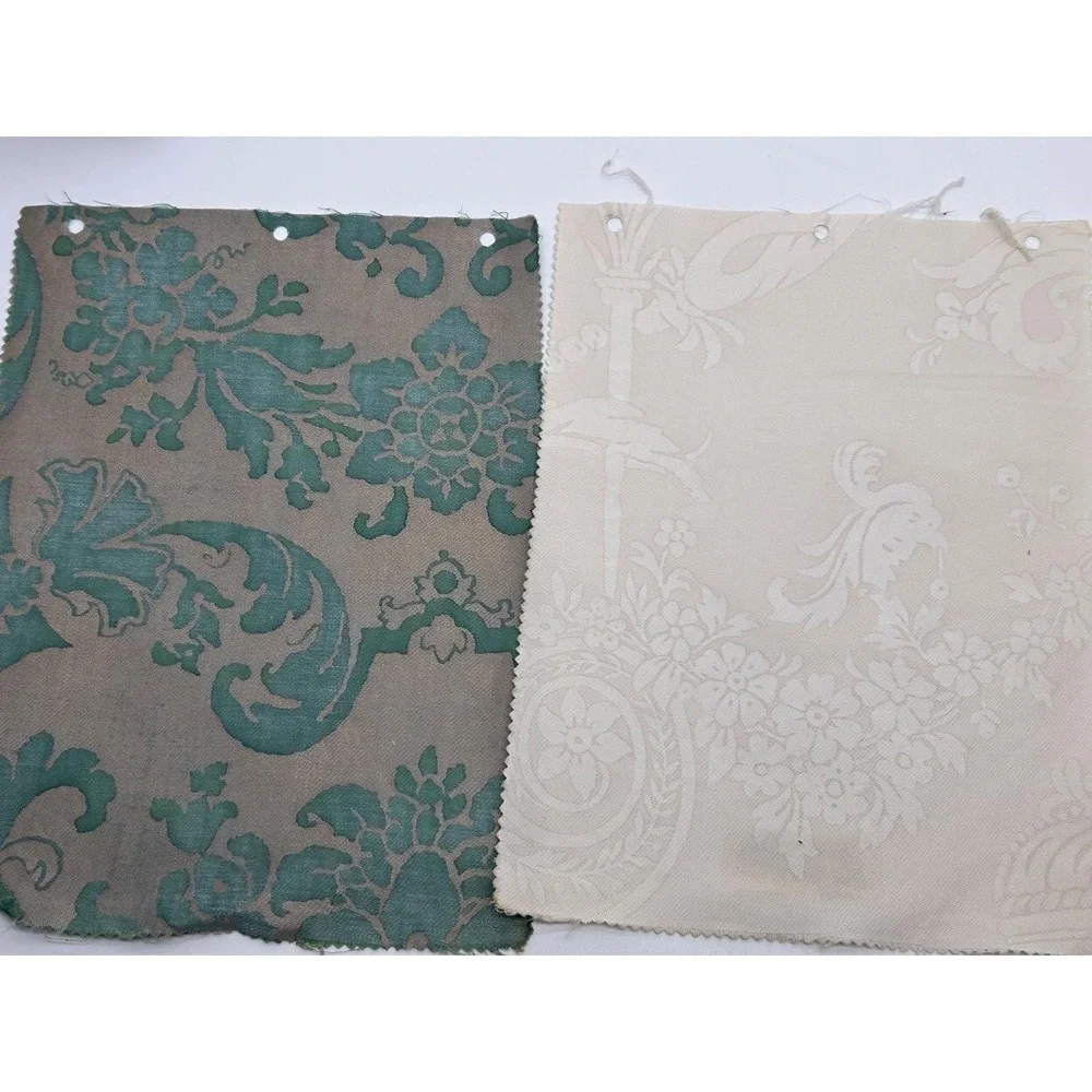 Vtg Seven Rare FORTUNY Sample Pieces - Hard to Find Patterns & Colors As Is